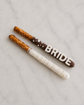 Bride Pretzel Rods – White