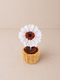 White Daisy – Mini Flower Pot