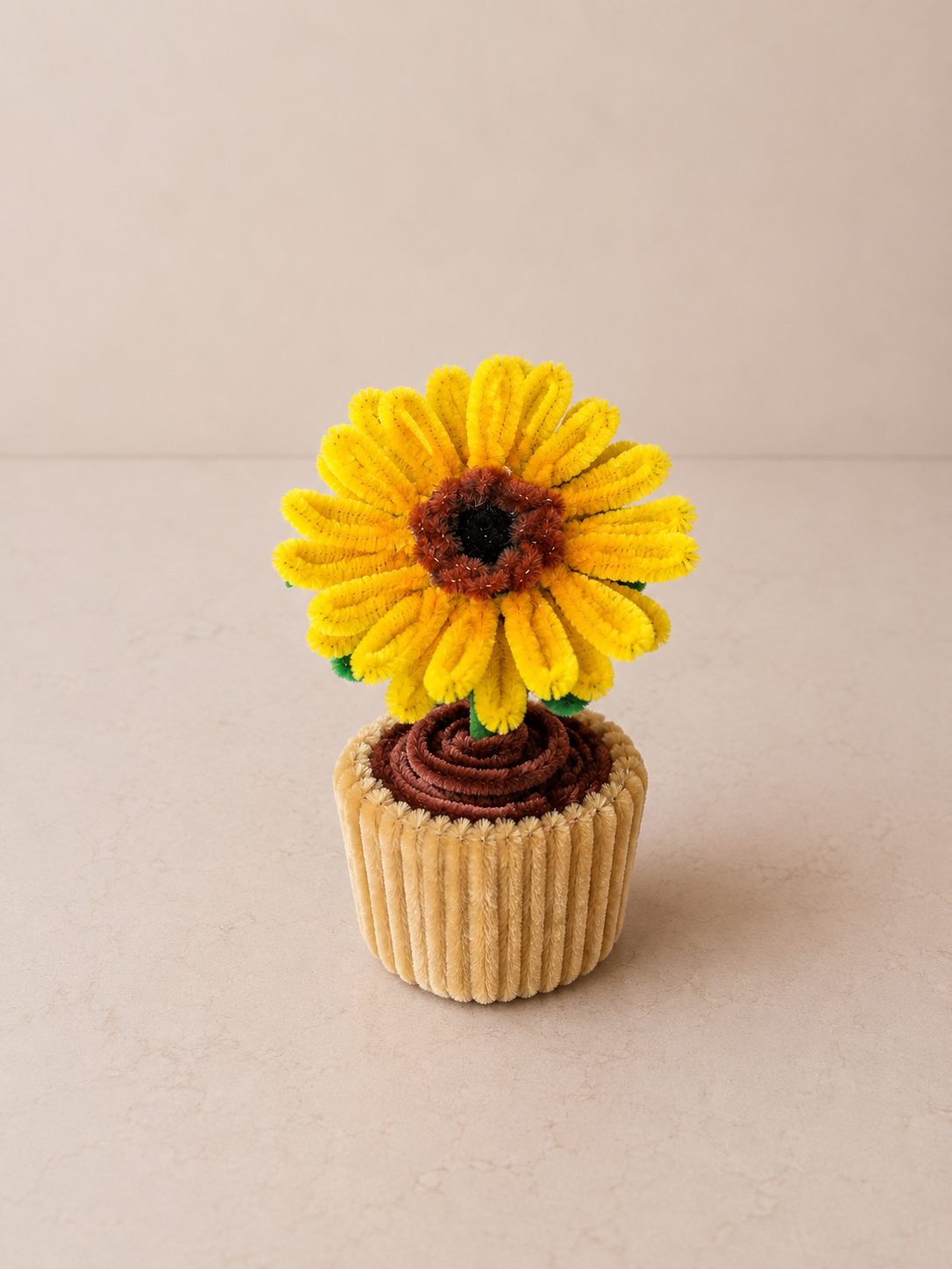 Handmade Yellow Daisy – Pipe Cleaner Flower